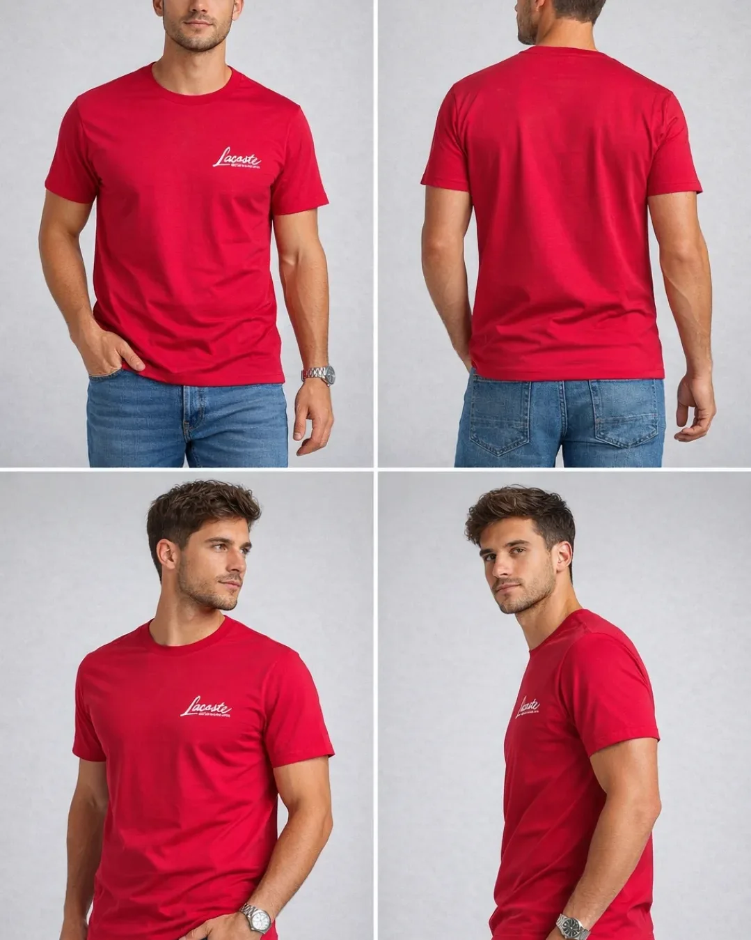 Camiseta Lacoste vermelha